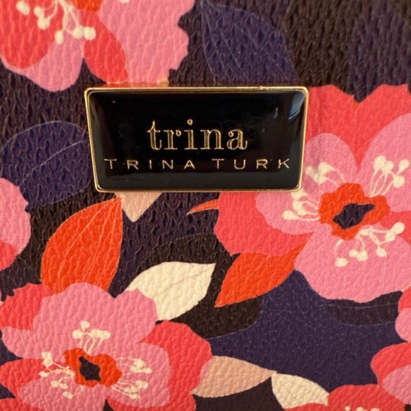 Trina Turk Pink and Purple Floral Wallet - Picture 3 of 12